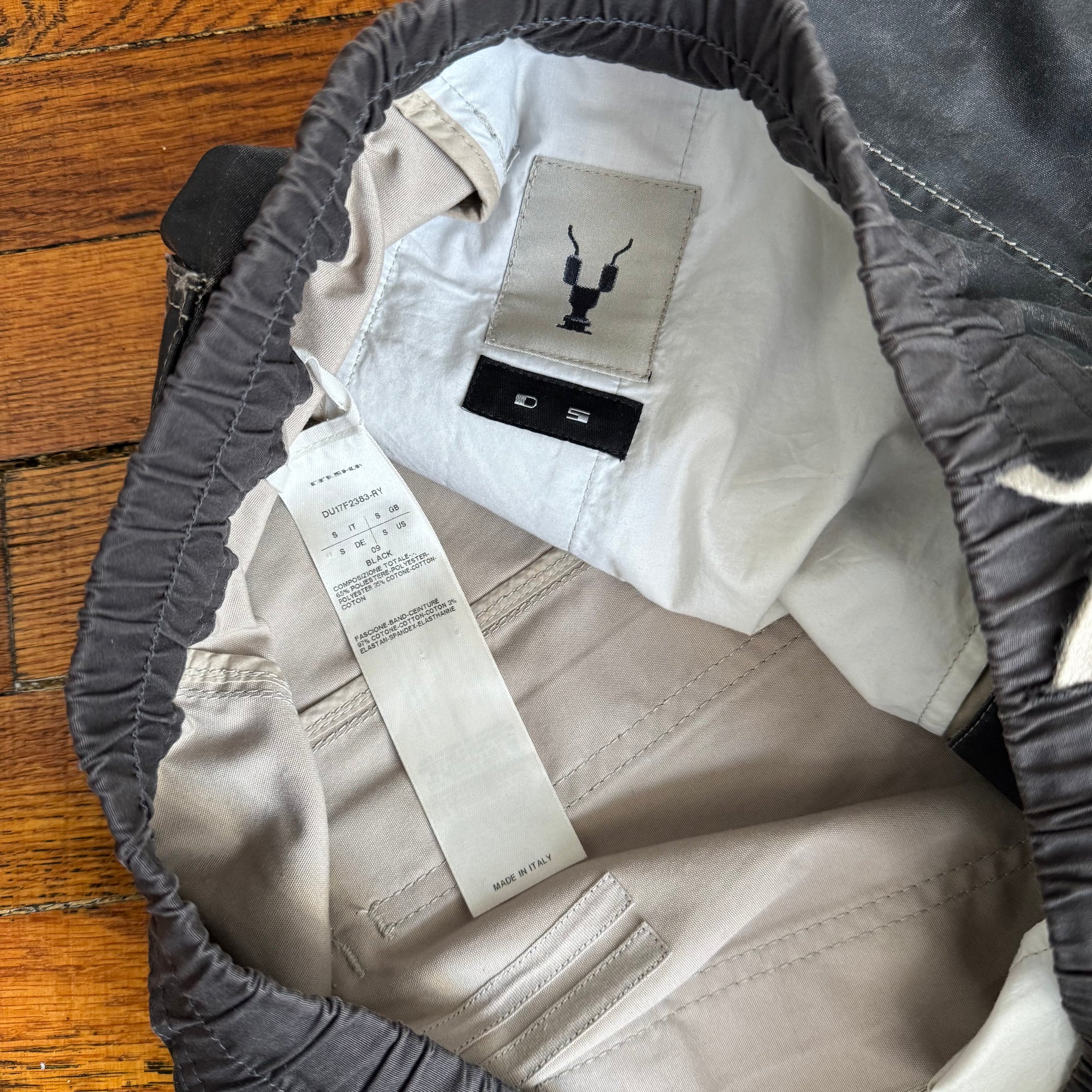 Rick Owens DRKSHDW Waxed Pod Shorts