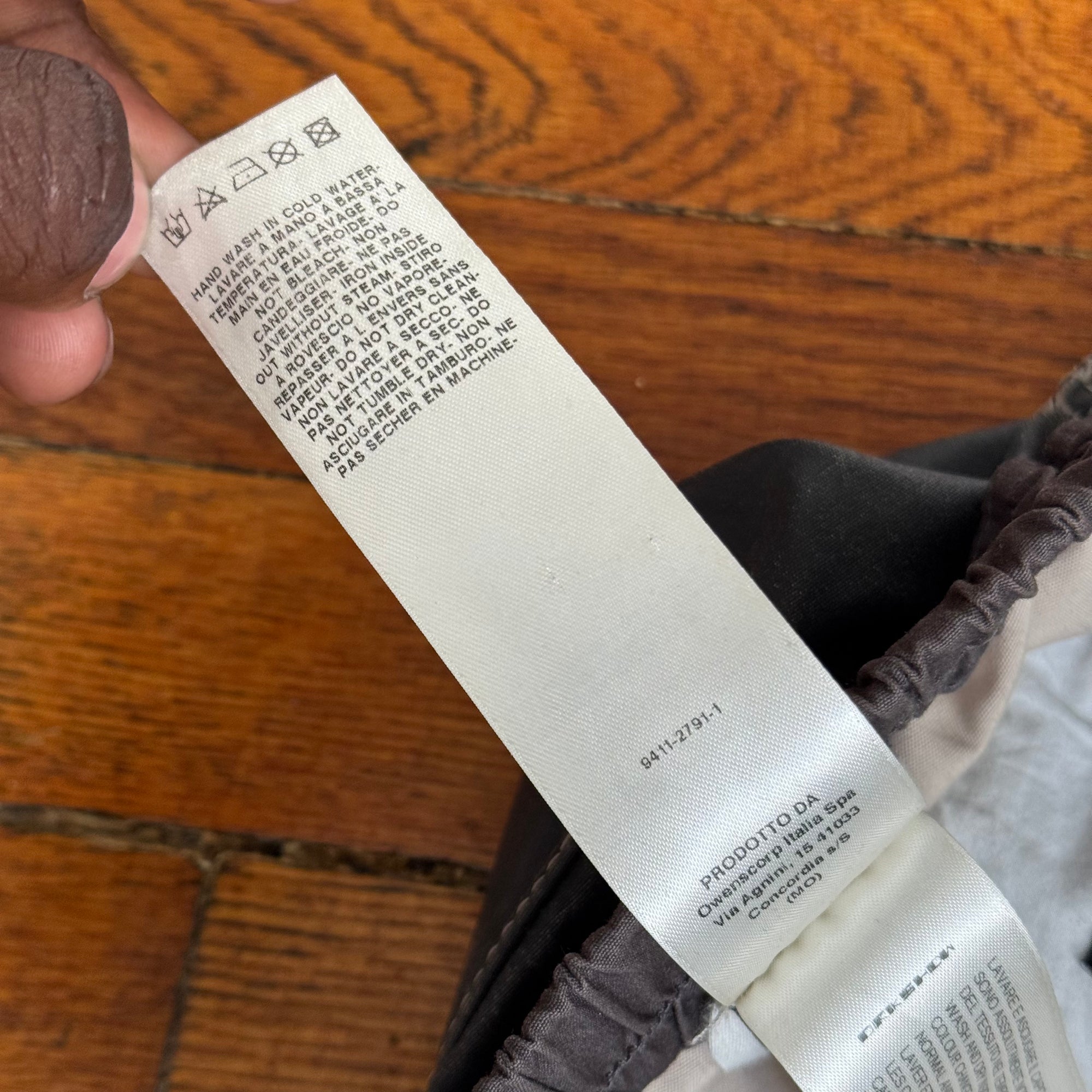 Rick Owens DRKSHDW Waxed Pod Shorts