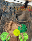 Kusakari Denim Shorts