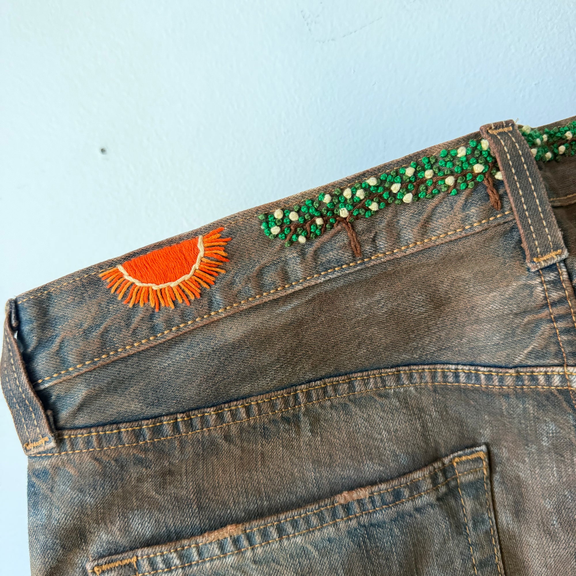 Kusakari Denim Shorts